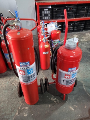 Recarga de Extintor Sobre Rodas